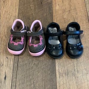 Toddler size5 Nina stride right “leather” shoes